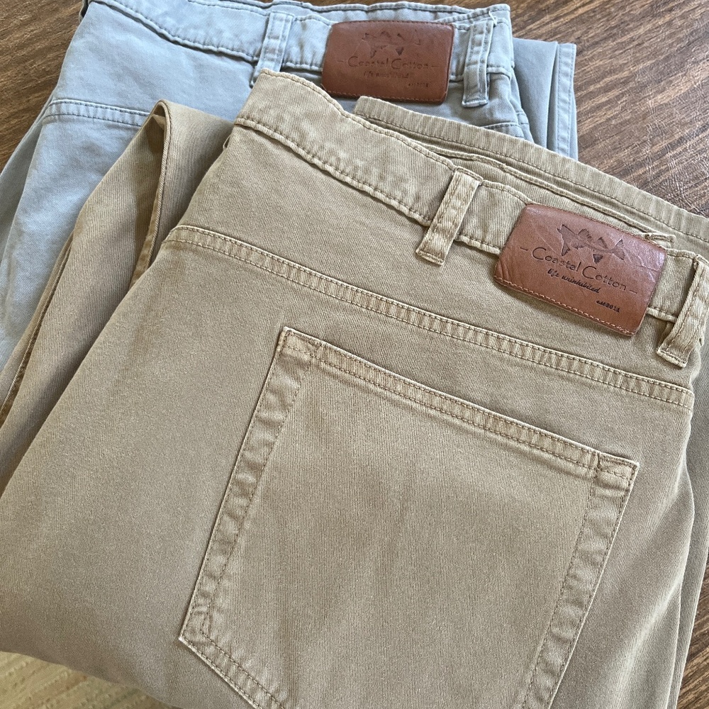 Coastal Cotton Men’s Casual Khakis